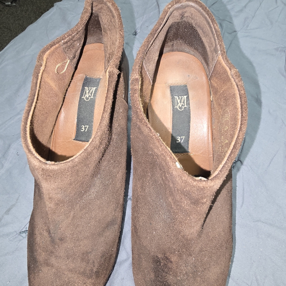 Brown Suede Ankle Boots